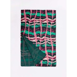Foulard en soie doublé voile de coton  Marque La Fiancée