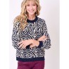 Pull droit maille chenille modèle FALLON Marque La Fiancée