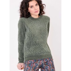 Pull droit maille chenille modèle FALLON Marque La Fiancée