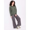 Pull droit maille chenille modèle FALLON Marque La Fiancée
