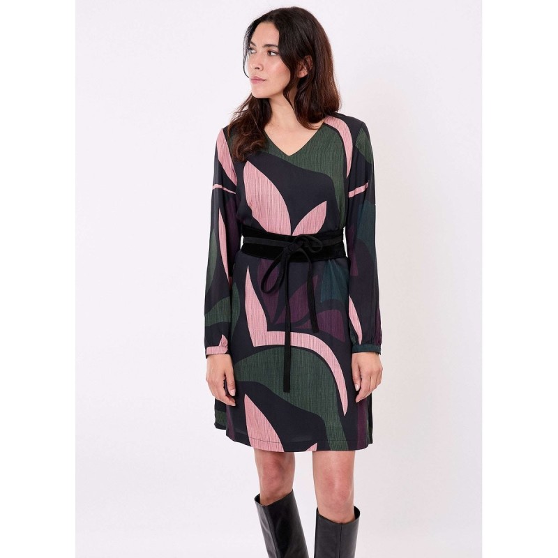 Robe fluide forme trapèze modèle Noémie Marque la Fiancée en viscose ecovero