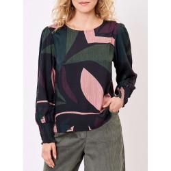 Blouse fluide modèle Shayan Marque la Fiancée en viscose ecovero