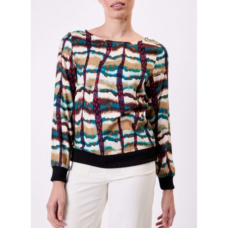 Top esprit Sweat modèle Losan  Marque La Fiancée Coloris en viscose ecovero