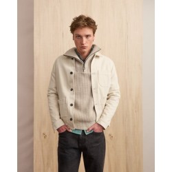 Veste Gavre coloris écru Marque Faguo en coton et coton recyclé