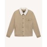 Blouson Seillon coloris beige Marque Faguo en coton et coton recyclé