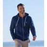sweat zippé homme marque COCORICO en molleton gratté coton bio