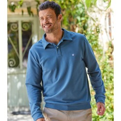 sweat polo homme marque COCORICO en coton bio