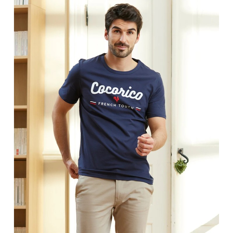 T-shirt homme french touch en coton marque COCORICO T-shirt homme french touch en coton marque COCORICO