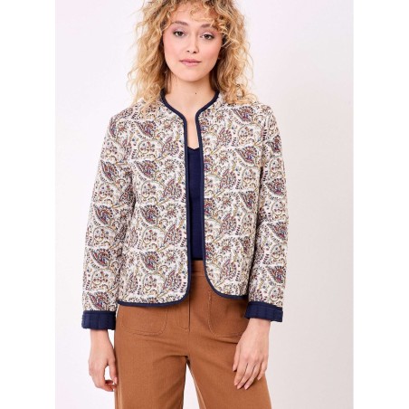 Veste matelassée réversible  Modèle Anete Marque LA FIANCEE en coton biologique