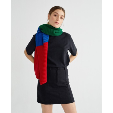 jupe noir modele rhea thinking mu coton biologique et chanvre