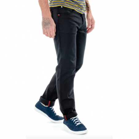 Jeans Modèle 101 droit DenimOriginal Noir en coton biologique Marque 1083