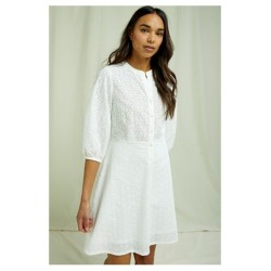 robe emmanuelle people tree denim bleu coton biologique et elasthanne