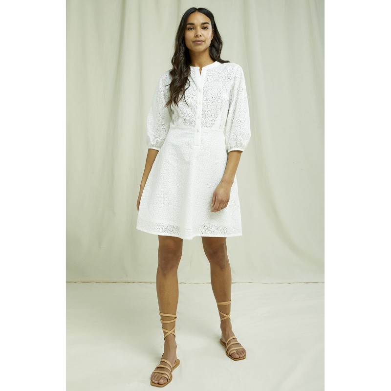 robe emmanuelle people tree denim bleu coton biologique et elasthanne