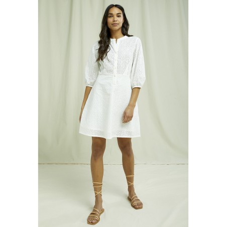robe emmanuelle people tree denim bleu coton biologique et elasthanne