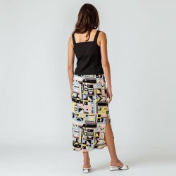 Top bustier Modèle JUNKAL Marque SKFK en coton biologique Modal et élasthanne