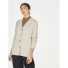 Cardigan en laine d'agneau Modèle Dafney Marque THOUGHT en laine d'agneau et nylon