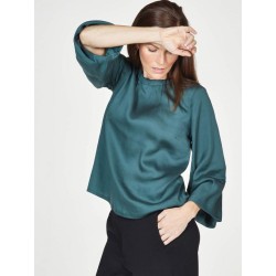 TOP SATINE COL FRONCE
