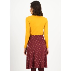Jupe mi-longue et évasée modèle "Poetry" Marque Blutgeschwister en viscose ecovero