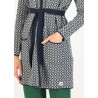 Cardigan long modèle "Rendez-vous" Marque Blutsgeschwister en coton biologique