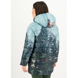 Parka Modèle "Mountain cloud" Marque BLUTSGESCHWISTER en polyester recyclé et polyamide recyclé
