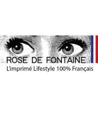 Rose de Fontaine Mode française 100% imprimé Lifestyle
